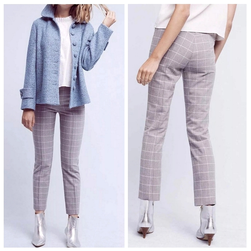 🆕️ Anthropologie Cartonnier Isabella Trouser Ankle Pants Size 10
